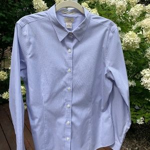 L.L. Bean classic tailored blouse